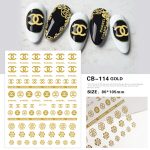 Chanel nail sticker
