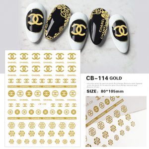 Chanel nail sticker