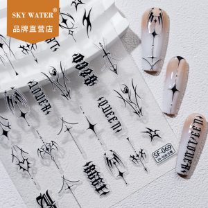 Gothic nail sticker