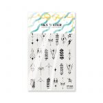 Gothic nail sticker
