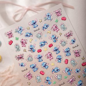 Stitch nail sticker
