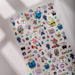 Zootopia nail sticker (3)