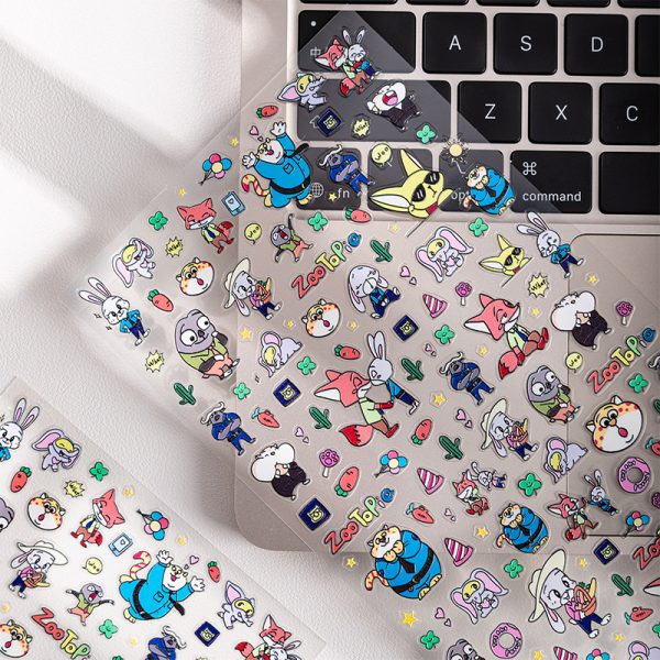 Zootopia nail sticker (5)