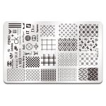 designer nail stamping plate