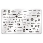 designer nail stamping plate 2