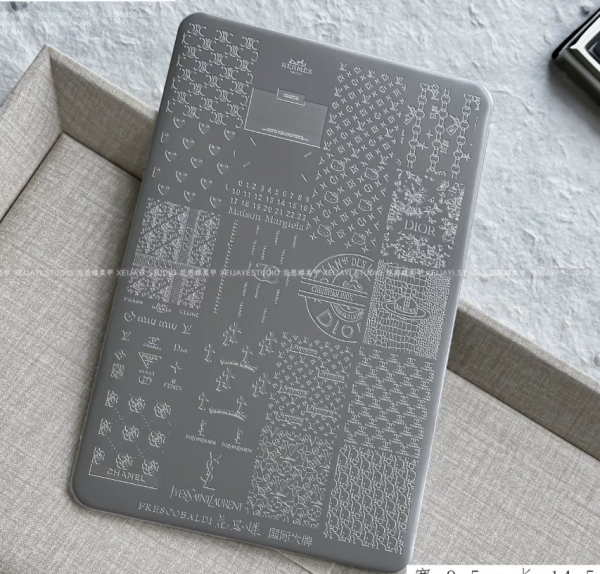designer nail stamping plate designer nail stamping plate