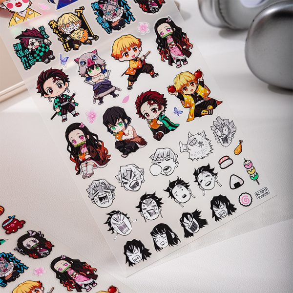 鬼滅の刃 Demon Slayer nail sticker (9)