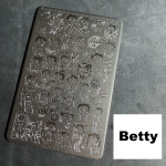 Betty nail stamping plate