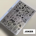 JOKER nail STAMPING PLATE