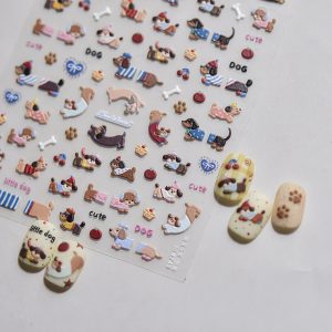 Dachshund nail sticker