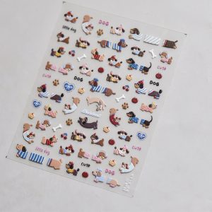 Dachshund nail sticker