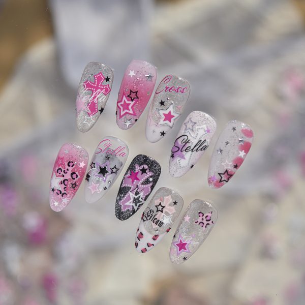 CHROME HEART nail sticker