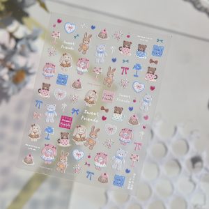 Sweet Bear nail sticker