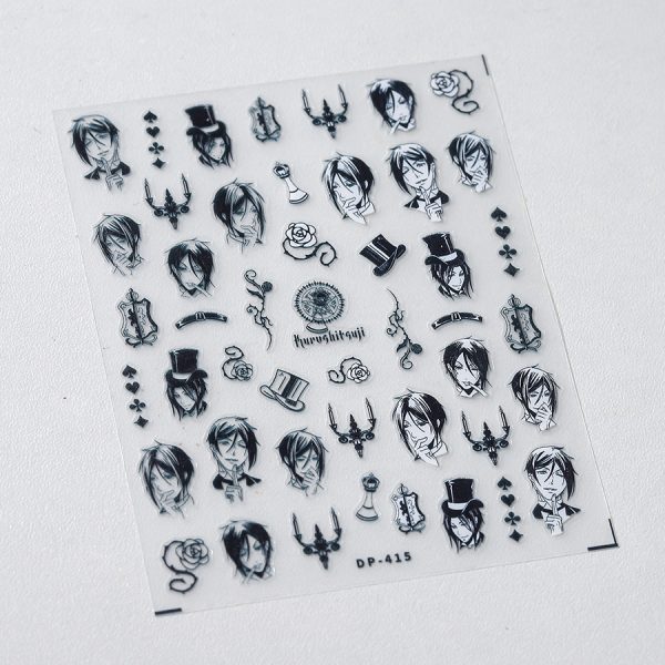 Black Butler nail sticker