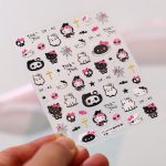 Halloween hello kitty nail sticker