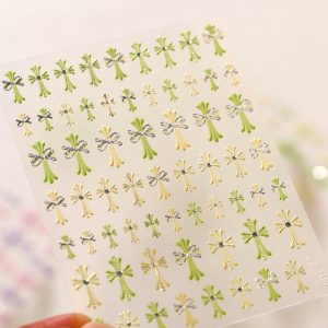 chrome nail sticker