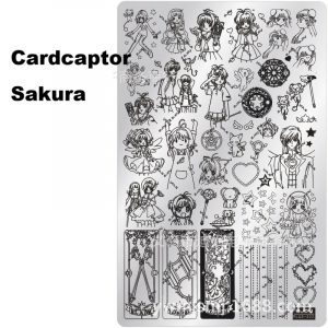 Cardcaptor Sakura nail stamping plate
