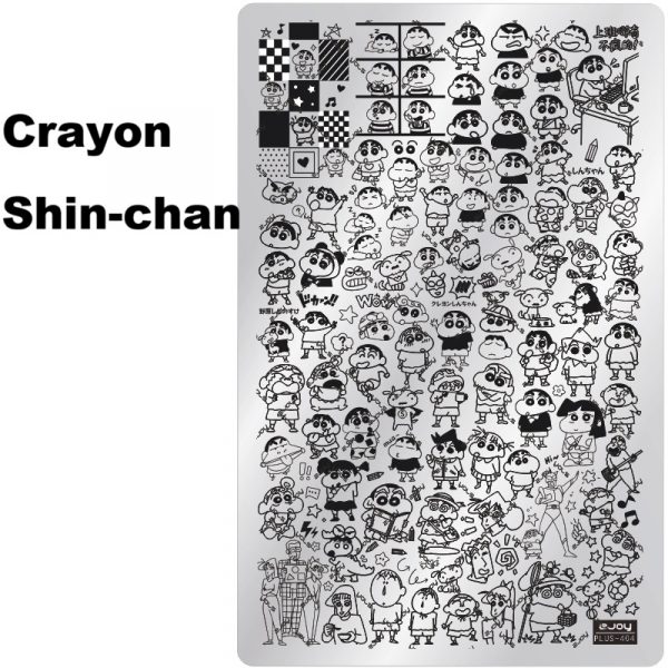 Crayon Shin-chan NAILstamping plate Crayon Shin-chan NAILstamping plate