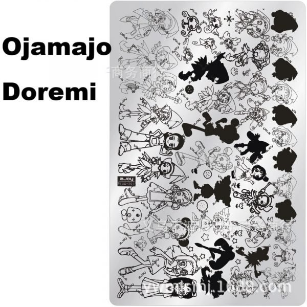 Chibi Maruko-chan nail stamping plate