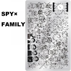 SPY×FAMILY nail stamping plate