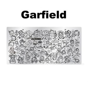 Garfield nail stamping plate