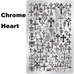 chrome heart nail stamping plate