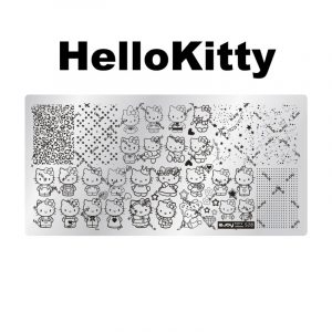 Hellokitty nail stamping plate