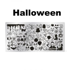 Halloween nail stamping plate