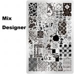 Mix Designer nail stamping plate