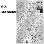 Character nail stamping plate Character nail stamping plate