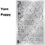 Yarn Puppy nail stamping plate
