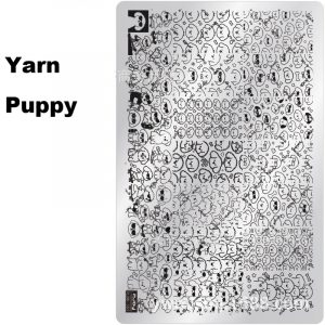 Yarn Puppy nail stamping plate