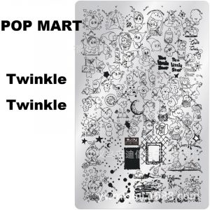 POP MART nail stamping plate
