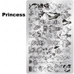 princess nail stamping plate