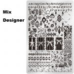 Mix Designer nail stamping plate Mix Designer nail stamping plate