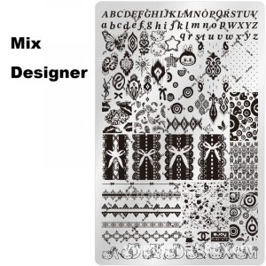 Mix Designer nail stamping plate