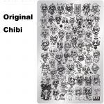 Original Chibi nail stamping plate