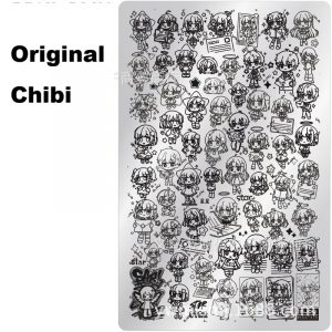 Original Chibi nail stamping plate