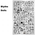 Blythe Dolls nail stamping plate